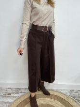 Pantalón Culotte Marrón