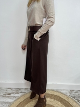 Pantalón Culotte Marrón