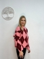 Jersey de punto Rombos Rosa y Burdeos