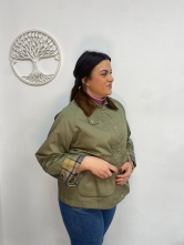 Chaqueta Estilo Campestre Verde Oliva