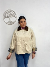 Chaqueta Estilo Campestre Beige