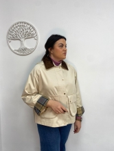 Chaqueta Estilo Campestre Beige
