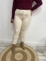 Pantalón Cropped Push Up Beige