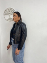 Chaqueta Polipiel Botones