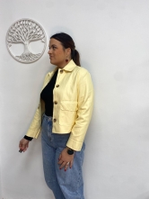 Chaqueta Polipiel Botones