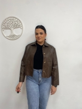 Chaqueta Polipiel Botones
