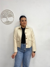Chaqueta Polipiel Botones