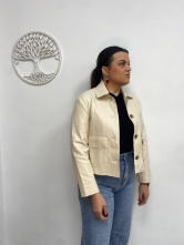 Chaqueta Polipiel Botones