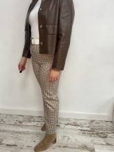 Pantalón Cuadros Gris