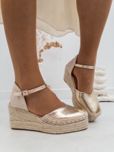 Alpargatas Cuña Oro