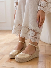 Alpargatas Cuña Oro