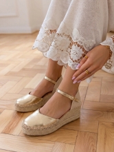 Alpargatas Cuña Oro