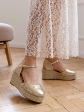 Alpargatas Cuña Oro