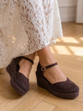 Alpargatas Cuña Marrón