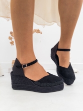 Alpargatas Cuña Negro