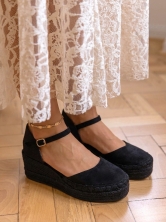 Alpargatas Cuña Negro