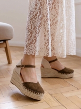 Alpargatas Cuña Marrón