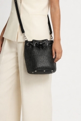 Bolso Bucket "Aura" de Mimbre Sintético