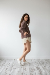 Sudadera de estilo Casual Marrón