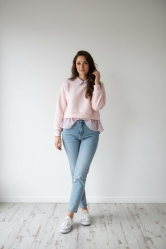 Sudadera de estilo Casual Rosa