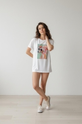 ✨ Camiseta blanca Estampada – Estilo Casual con Personalidad