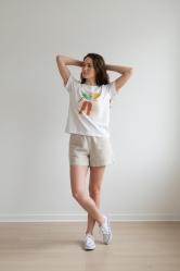 ✨ Camiseta blanca Estampada – Estilo Casual con Personalidad