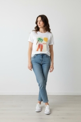 ✨ Camiseta blanca Estampada – Estilo Casual con Personalidad