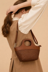 Bolso de Diseño Cuerpo Trenzado