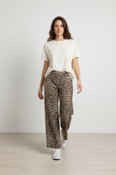 🐆 Pantalón Animal Print de Corte Recto