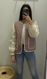 Chaleco acolchado mangas