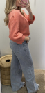 Jeans wide leg Extra long