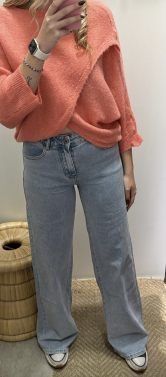 Jeans wide leg Extra long