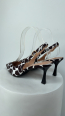 Zapato tacón animal print