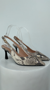 Zapato tacón animal print