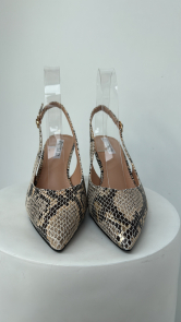 Zapato tacón animal print