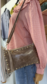 Bolso bandolera piel