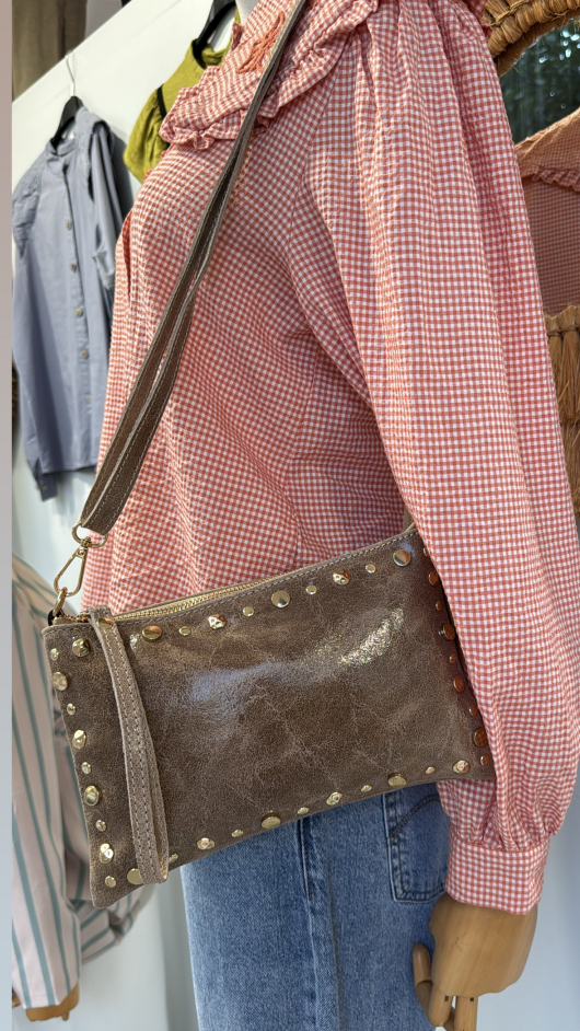 Bolso bandolera piel