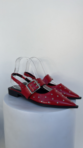 Sandalia Mule tachas