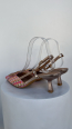 Zapato tacón rafia