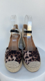 Cuña esparto animal print