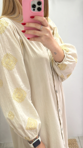 Vestido camisero boho chic