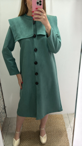 vestido con solapa