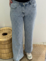 jeans wide leg brillos