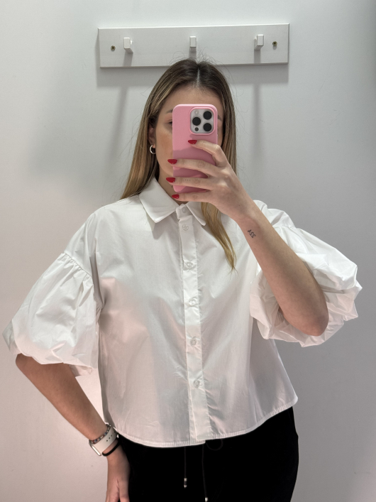 Blusa manga abullonada