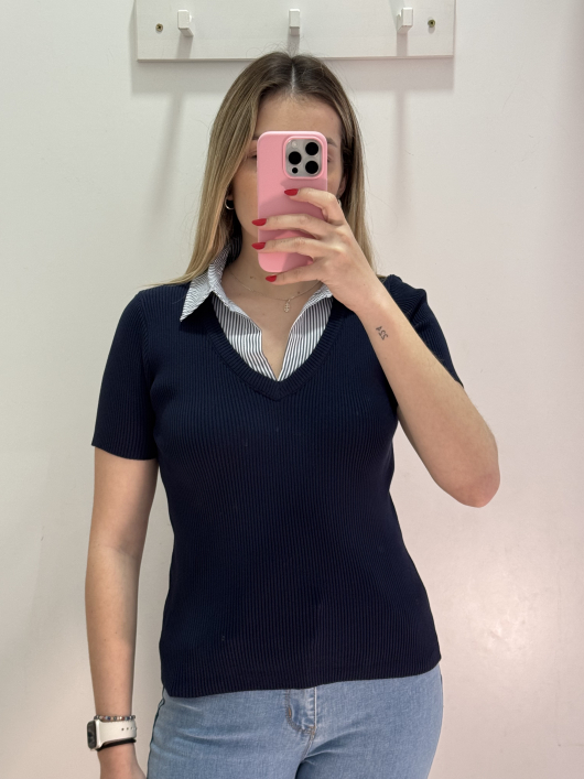Top canalé