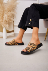 Sandalias Planas Animal Print