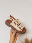 Sandalia chunky beige