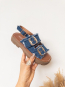 Sandalia chunky azul