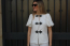 Conjunto Elegante Blanco Con Detalles Negro