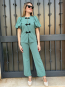 Conjunto Elegante verde Con Detalles Negro